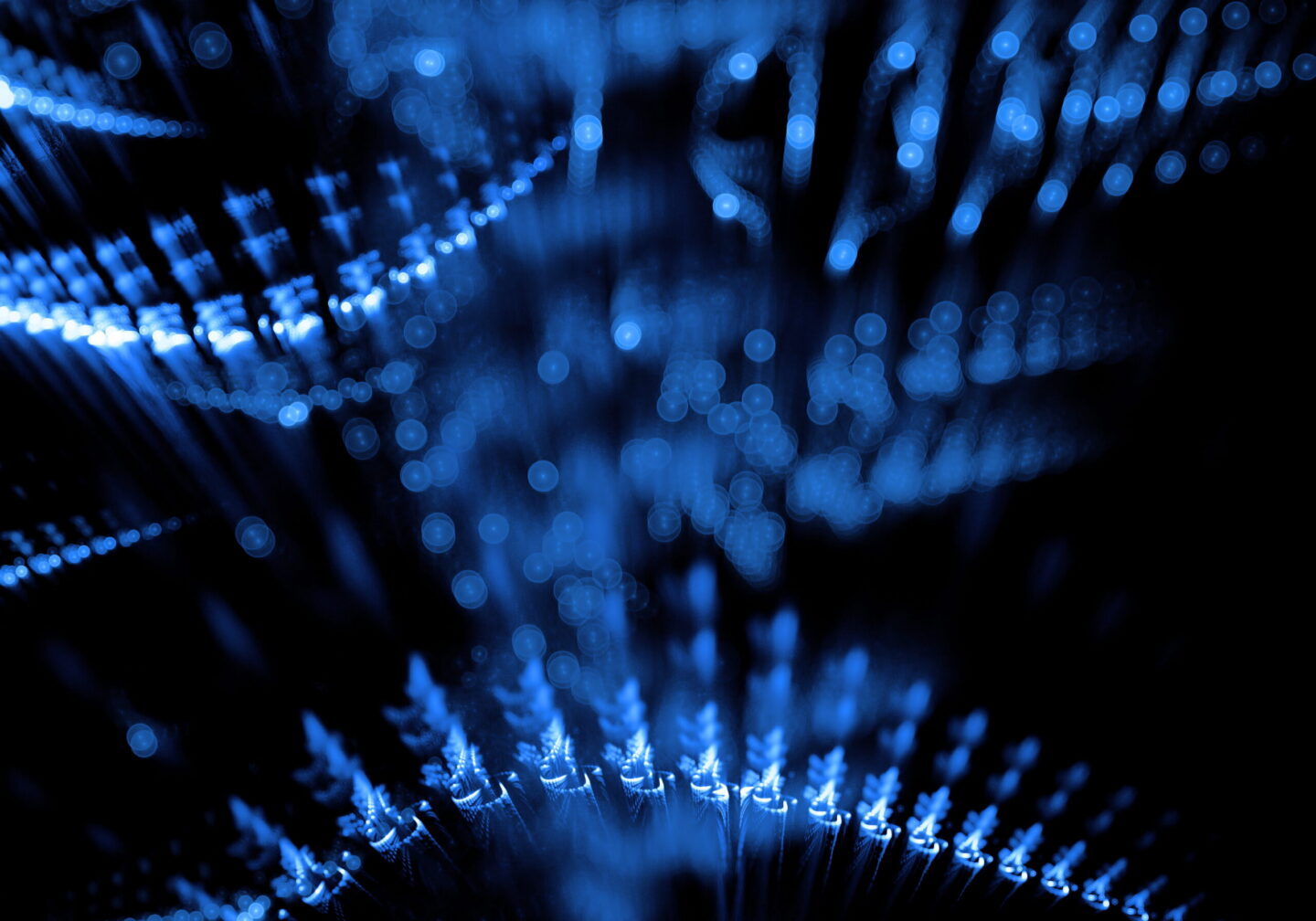 texture Blue abstract blurred lights