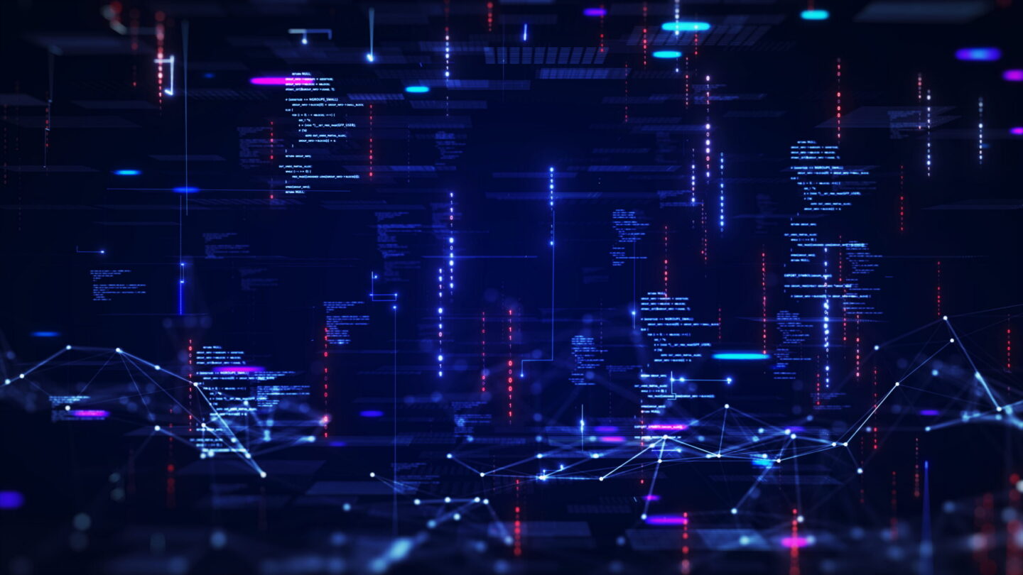 blue data textures